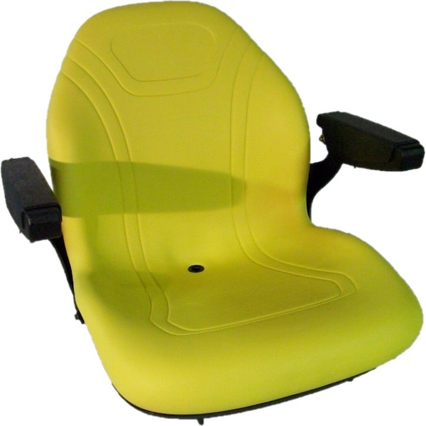 Aic Replacement Parts Yellow Seat Fits John Deere 425 445 455 4110 4115 Garden Compact Tractor 420-200SEAT&ARMS&BRACKET - main